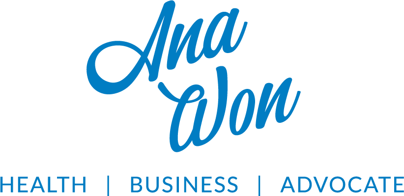 ana won - logo blue